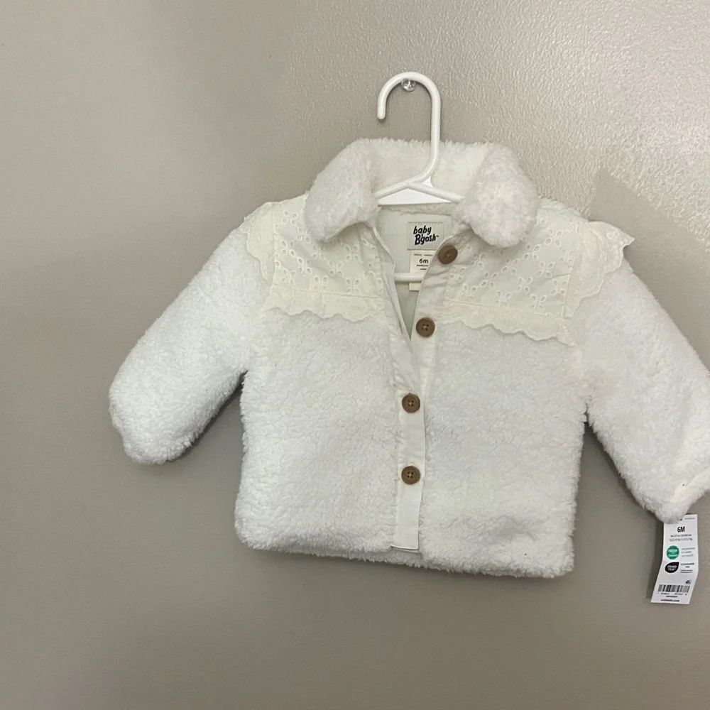 OshKosh B'gosh White Fleece Jacket